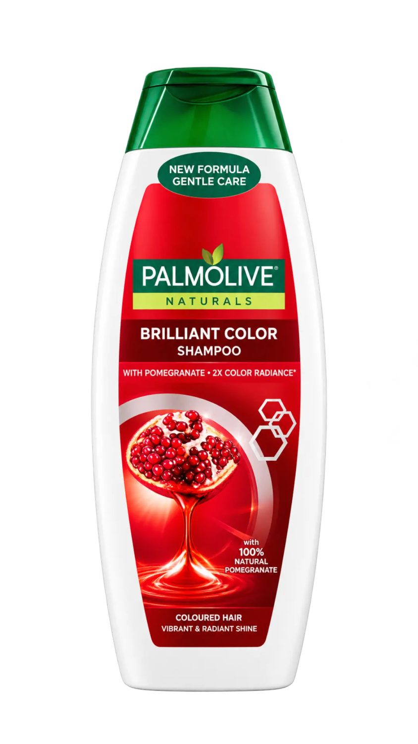 palmolive-shampoo-brilliant-color-350ml.jpg شامبو بالموليف ناتشورالز بريليانت كولور بالرمان للشعر المصبوغ 350 مل