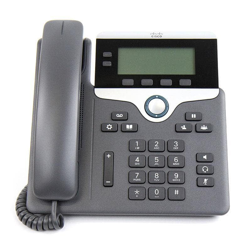 plh9tqg6.jpg Cisco CP-7821-K9 IP Phone – 2-Line VoIP Telephone