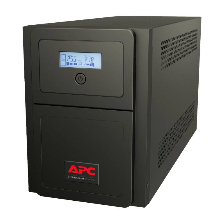 APC Easy UPS 1 Ph Line Interactive, 1000VA, Tower, 230V, 4 Universal outlets, AVR, LCD