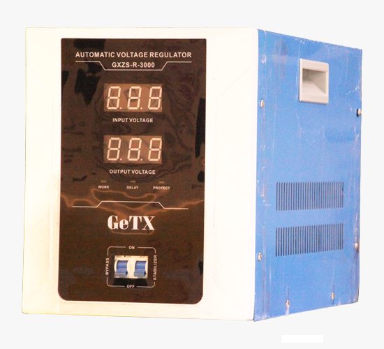 GeTX 3kva Automatic relay Voltage Regulator, GXZS-R-3000