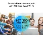 TP Link Archer C6 AC1200 Wi-Fi 5 Wireless MU-MIMO Gigabit Router