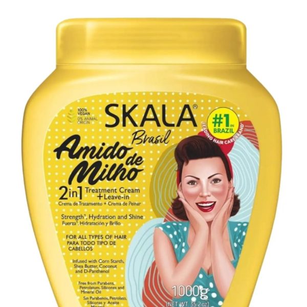 SKALA HAIR MASK 2IN1 AMIDO DE MILHO 1000 G