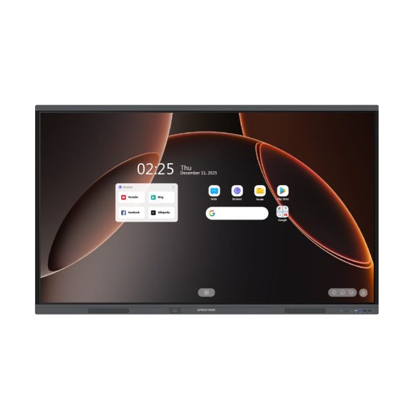 شاشة تفاعلية Specktron UDX-86S2 ProEdu Interactive Display 4K 50-Point Touch Android 14 Octa-Core 8GB 128GB 8-Array Mic AI Whiteboard مقاس 86 بوصة