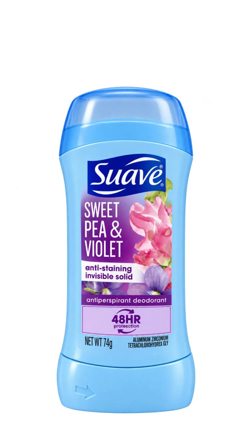 suave-deodorant-anti-staining-sweet-pea-violet-48h-1.jpg SUAVE DEODORANT ANTI-STAINING SWEET PEA & VIOLET 48H