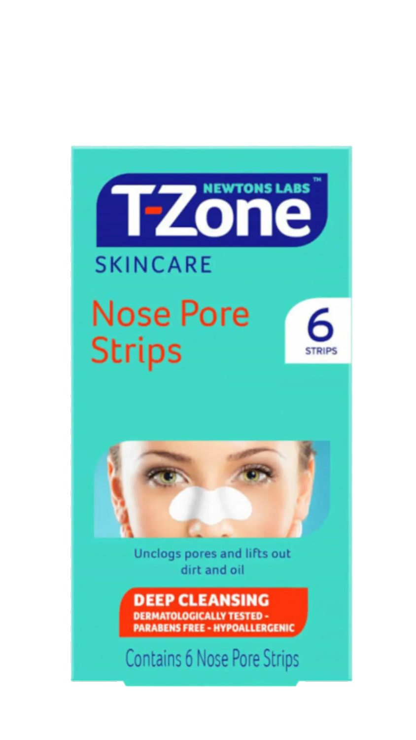 t-zone-nose-pore-strips-6pcs.jpg لصقات الأنف تي زون للتنظيف العميق للمسام 6 قطع