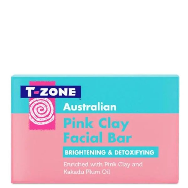 T-ZONE PINK CLAY FACIAL BAR 100G