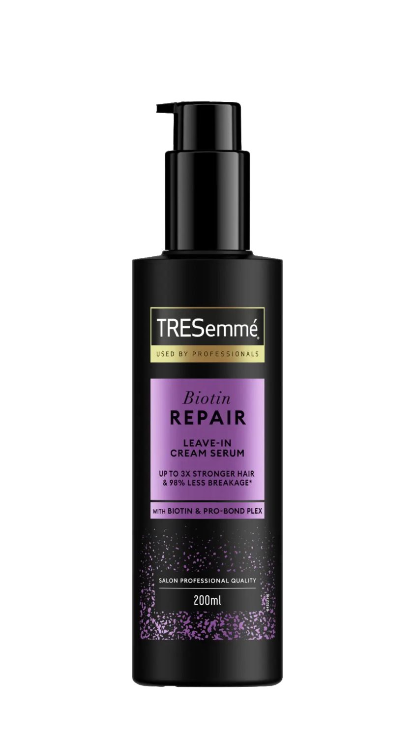 tresemme-leave-in-biotin-repair-200ml.jpg سيروم كريمي بدون شطف تريسمي بايوتين ريبير للشعر التالف 200 مل