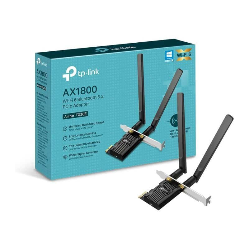 ts5uzc39.jpg TP-Link Archer TX20E AX1800 Wi-Fi 6 Bluetooth 5.2 PCIe Adapter