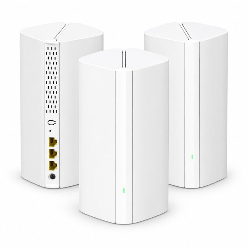 uoh59mm9.jpg Tenda EX12 (3-Pack) AX3000 Whole Home Mesh Wi-Fi 6 System – White