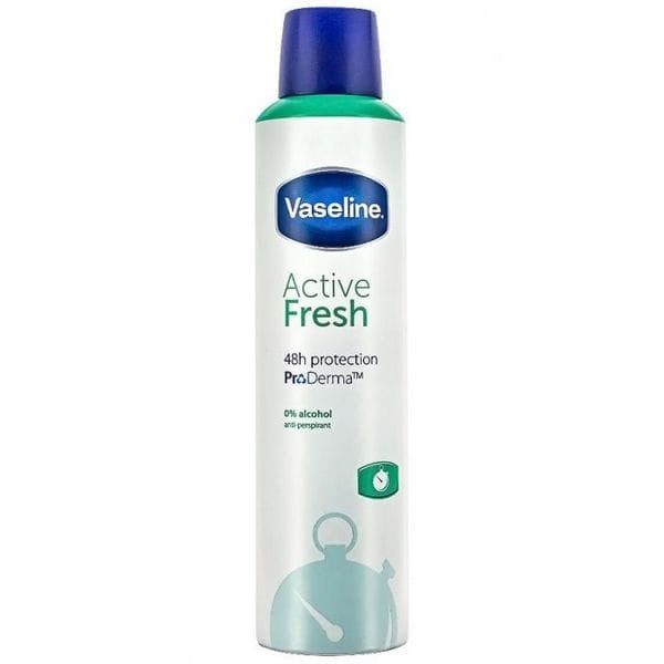 VASELINE DEODORANT SPRAY ACTIVE FRESH 250 ML
