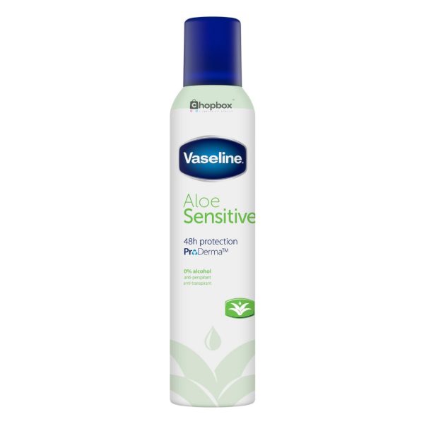 VASELINE DEODORANT SPRAY ALOE SENSITIVE 250 ML
