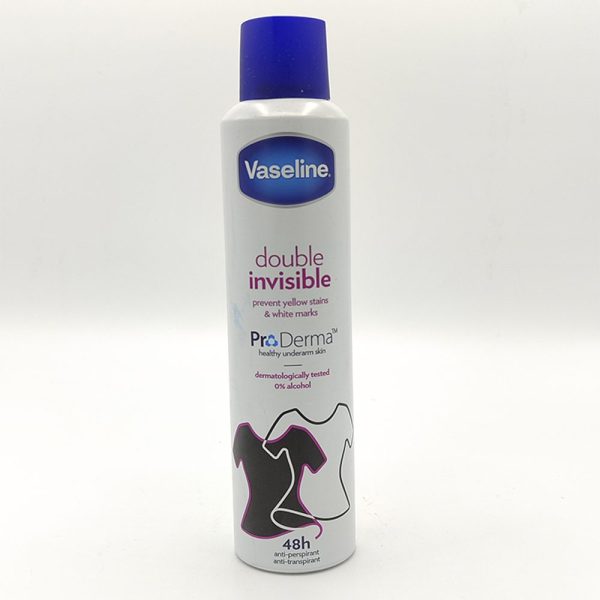 VASELINE DEODORANT SPRAY DOUBLE INVISIBLE 250 ML