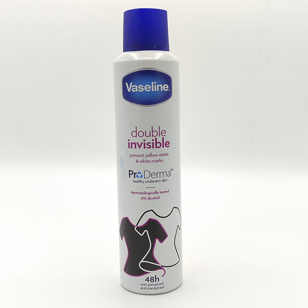 vaseline-deodorant-spray-double-invisible-250-ml-2.jpg VASELINE DEODORANT SPRAY DOUBLE INVISIBLE 250 ML