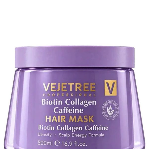 VEJETREE HAIR MASK BIOTIN COLLAGEN CAFFEINE 500 ML