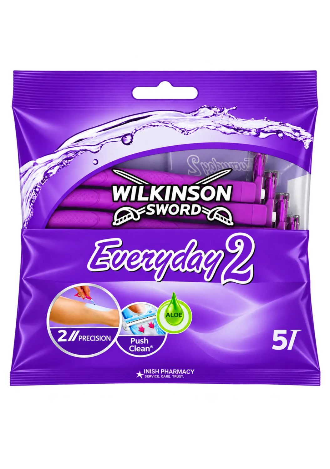 wilkinson-sword-razors-every-day-2-5pcs.jpg شفرات حلاقة ويلكنسون سورد إيفري داي 2 النسائية 5 قطع