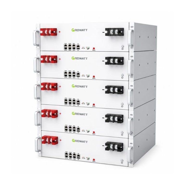 Growatt 5KWh Low Voltage Lithium Battery – Pack of 5